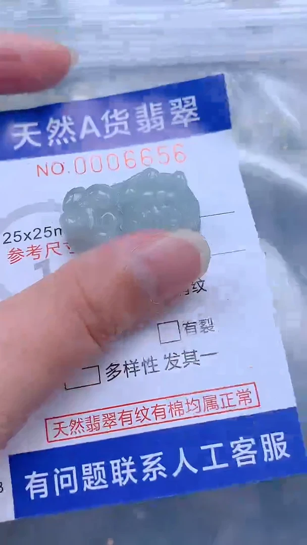 翡翠未镶嵌吊坠(不含链)1