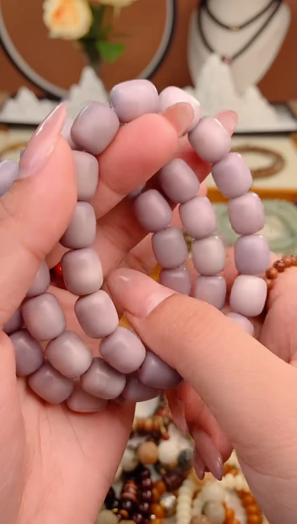 【闪购商品】菩提根/象牙果手串干磨芋泥年糕单圈（天然多发性发其一