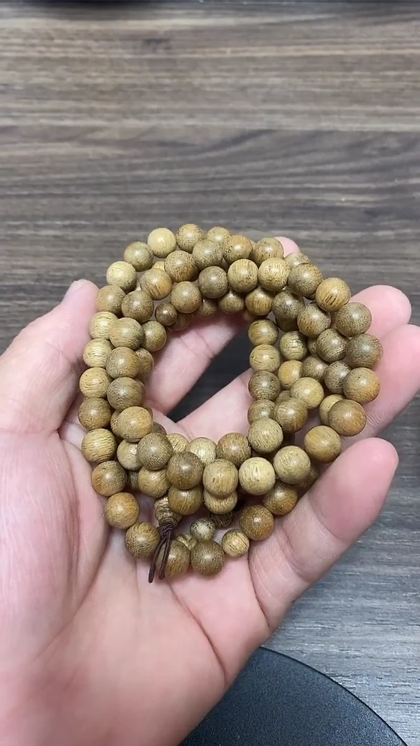 沉香手串A****儿TC08012沉香天然野芽庄金丝蜜结老料多圈