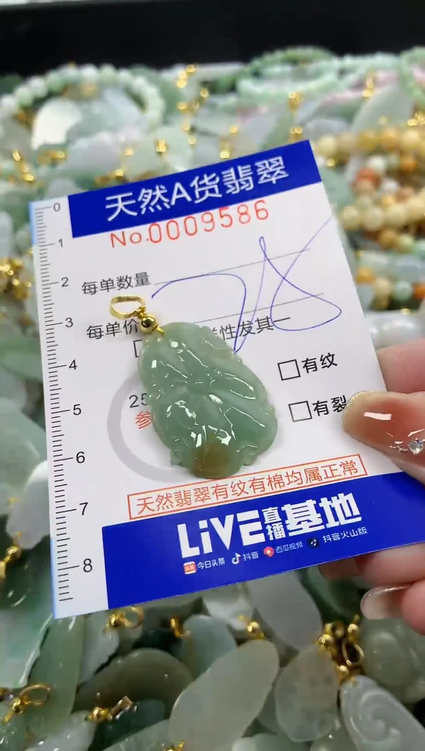 颈饰未镶嵌翡翠天然A货翡翠