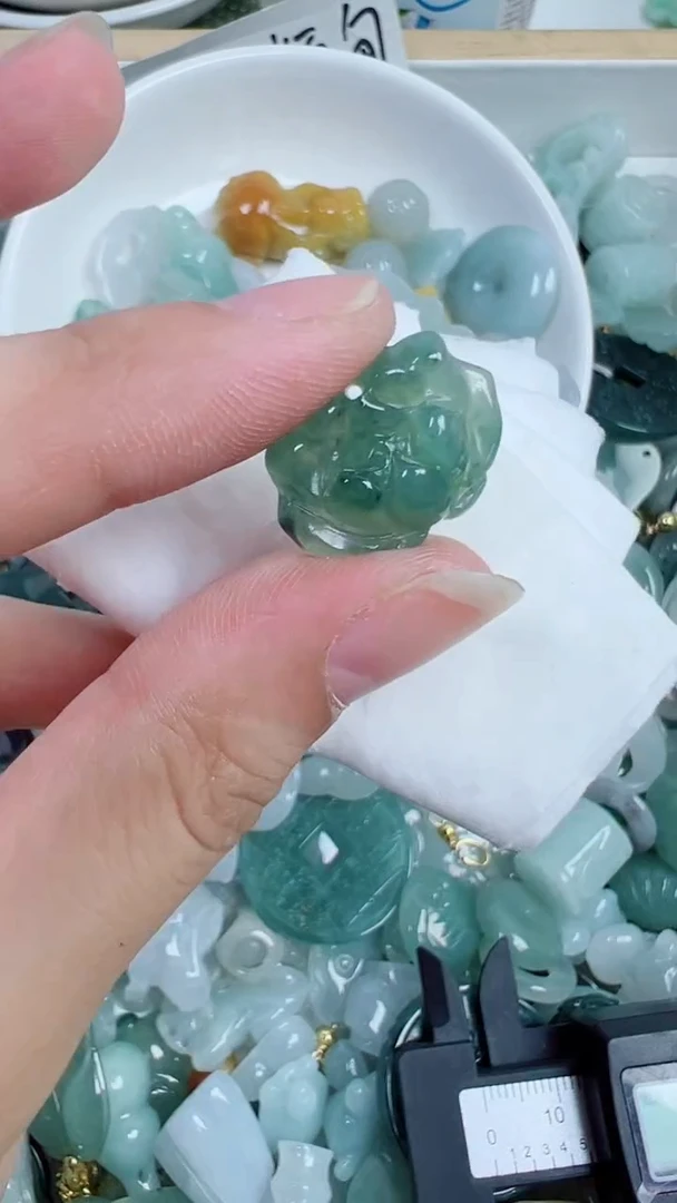 散珠翡翠610号链接，A货翡翠