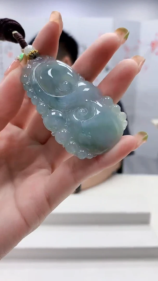 未镶嵌定制翡翠5028ry-毛货挂件42