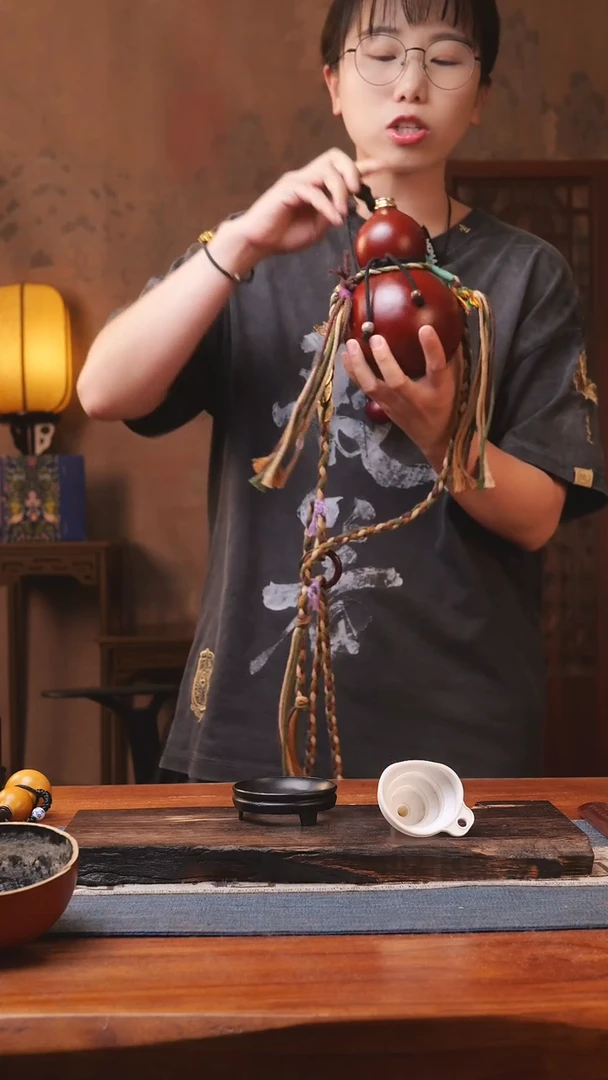 1731号精品大漆葫芦防腐防渗装水茶酒