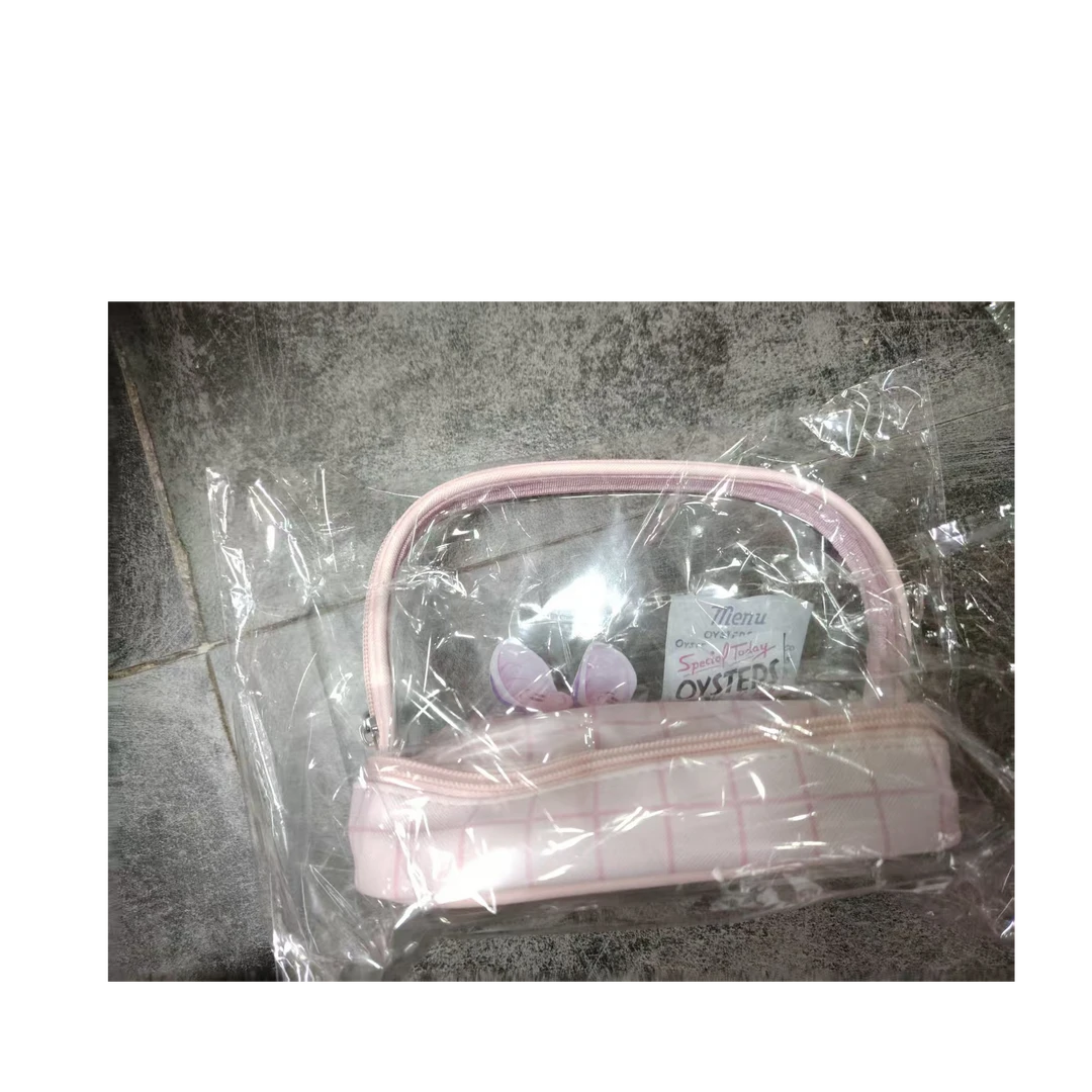 卡通双层化妆包收纳包