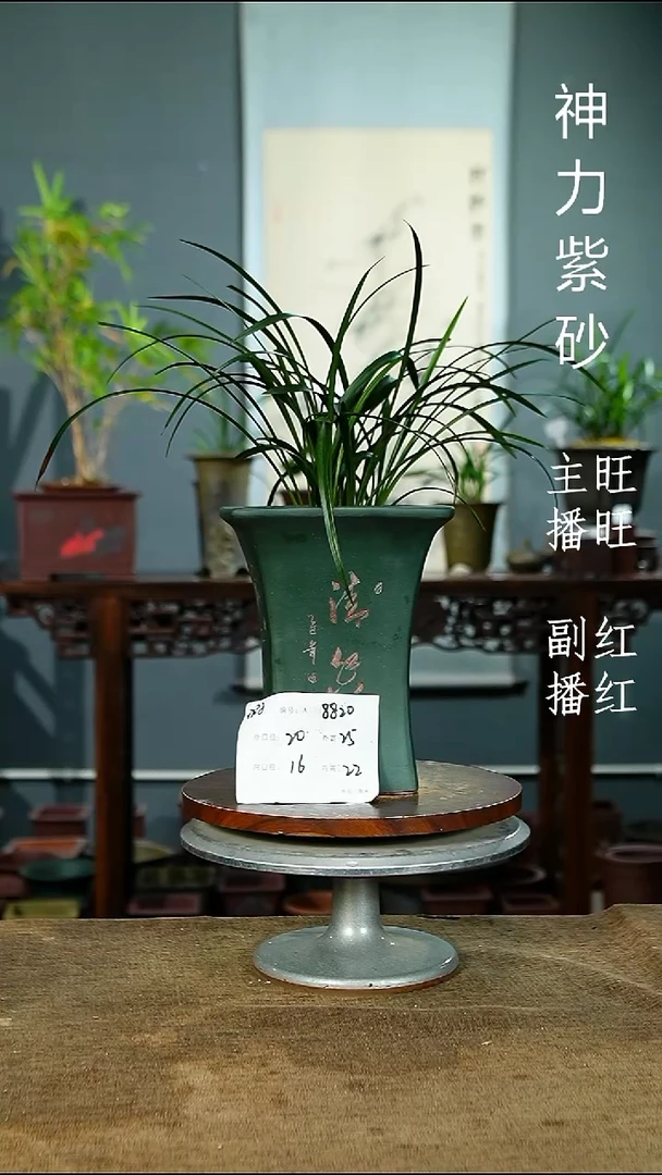 紫砂花盆8820 瑕  紫砂花盆紫砂