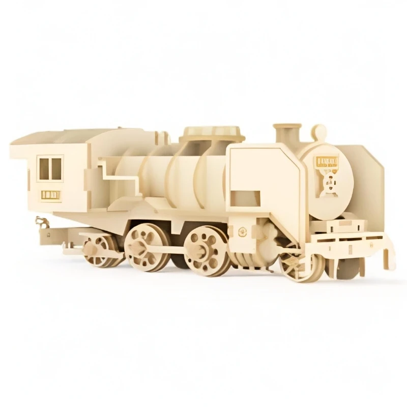 绿团手工木拼——火车头