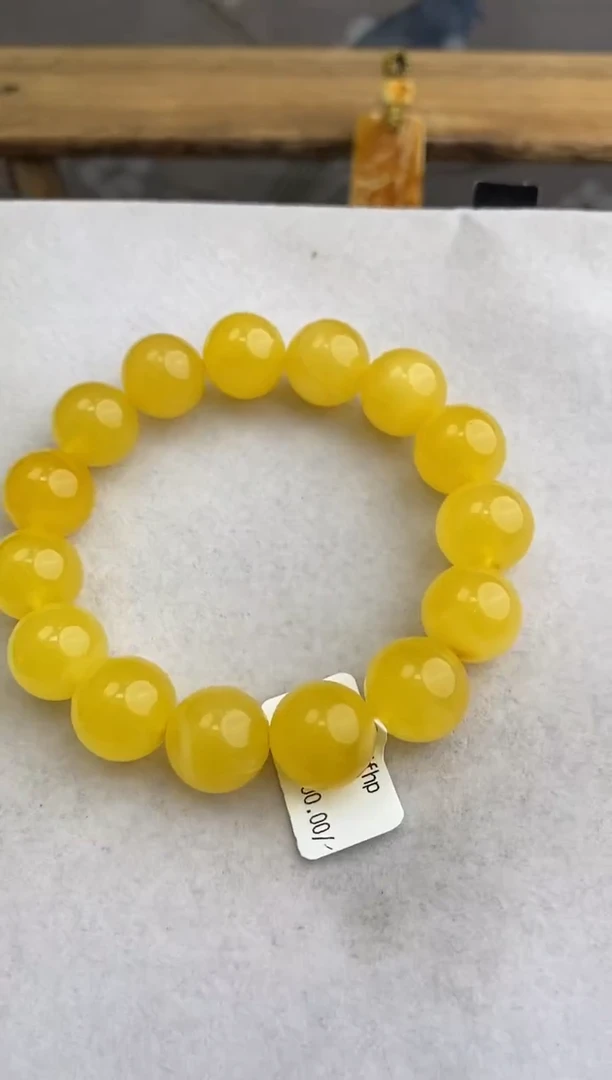 未镶嵌琥珀裸石10701264-手串