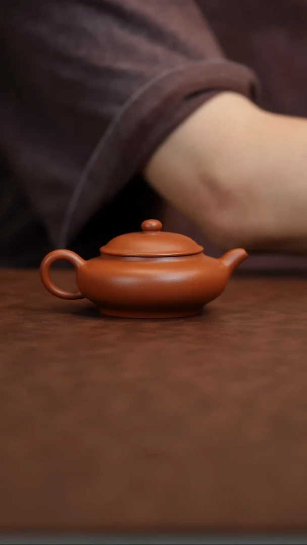 茶壶紫砂九***育安德敏 全手工 潘壶 100CC