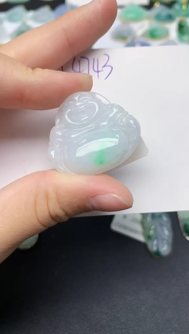 颈饰18K金镶嵌翡翠天然缅甸A货翡翠百元以上9元证书费自理