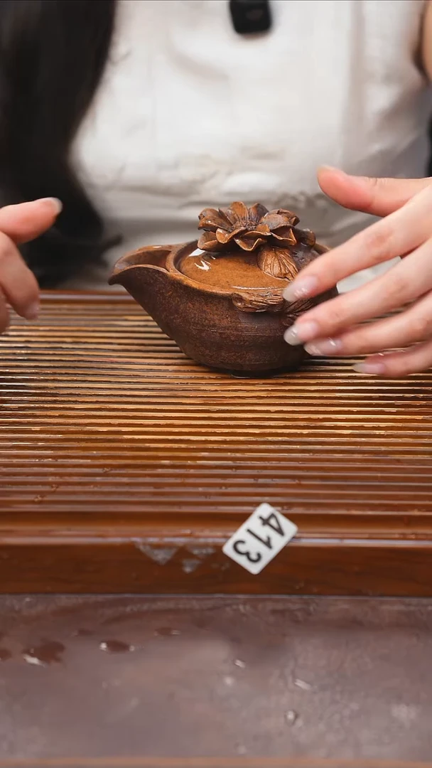 万古烧粗陶手工茶具