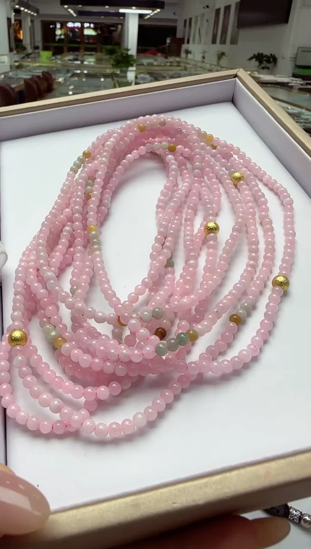 翡翠未镶嵌项链项链多样性发其一