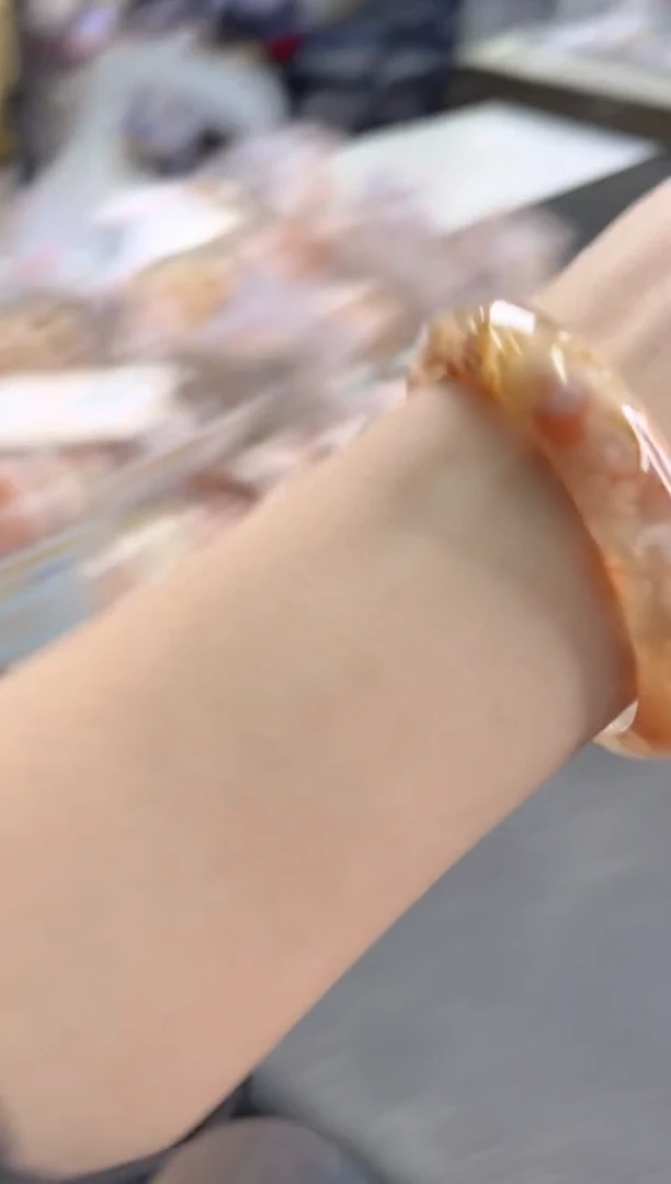 未镶嵌手镯石英质玉尘*丷圈口（赠品镯心）