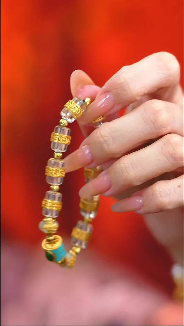 银S925镶嵌手链水晶新款