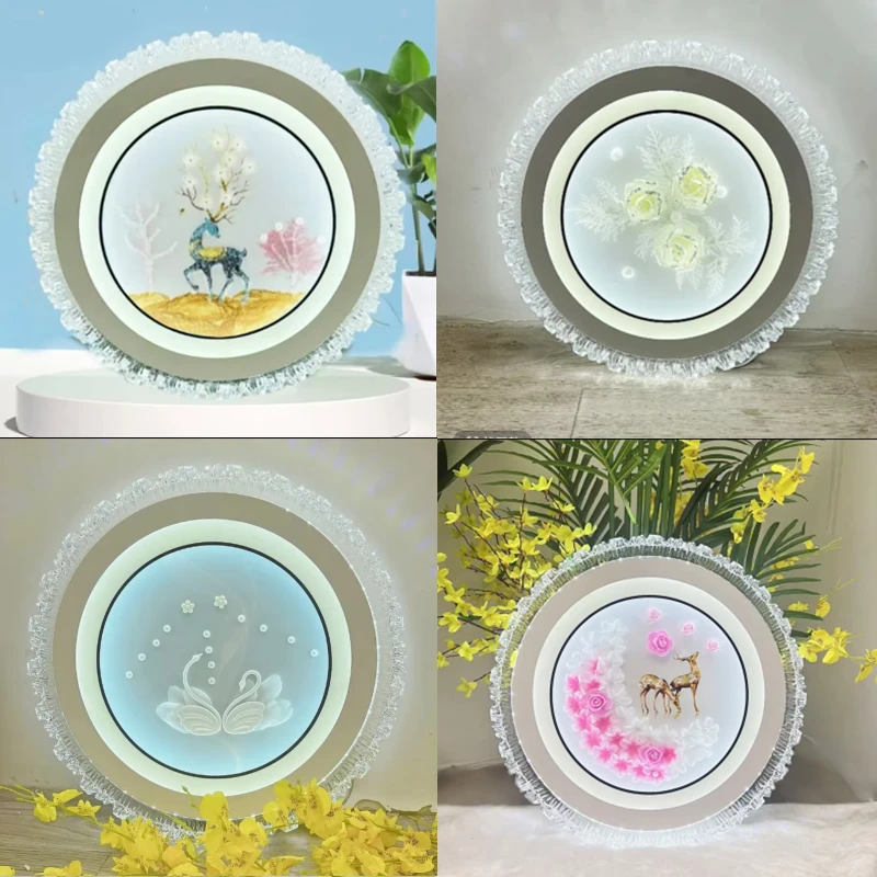 智能卧室灯中山护眼卧室智能吸顶灯led超亮儿童房间灯具现代简约