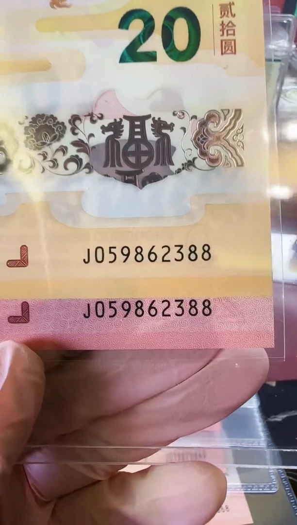 【闪购商品】塑料2025蛇钞全同号059862388裸