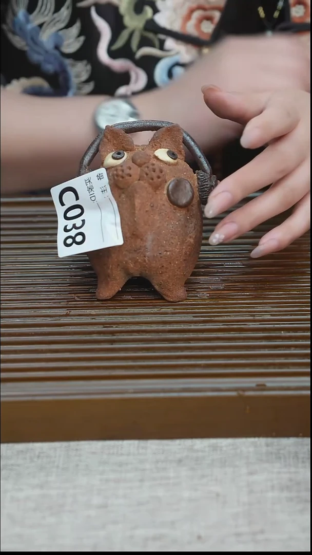 纯手工粗陶茶具每一只不一样