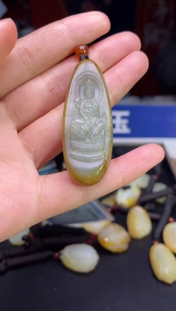 颈饰未镶嵌和田玉123