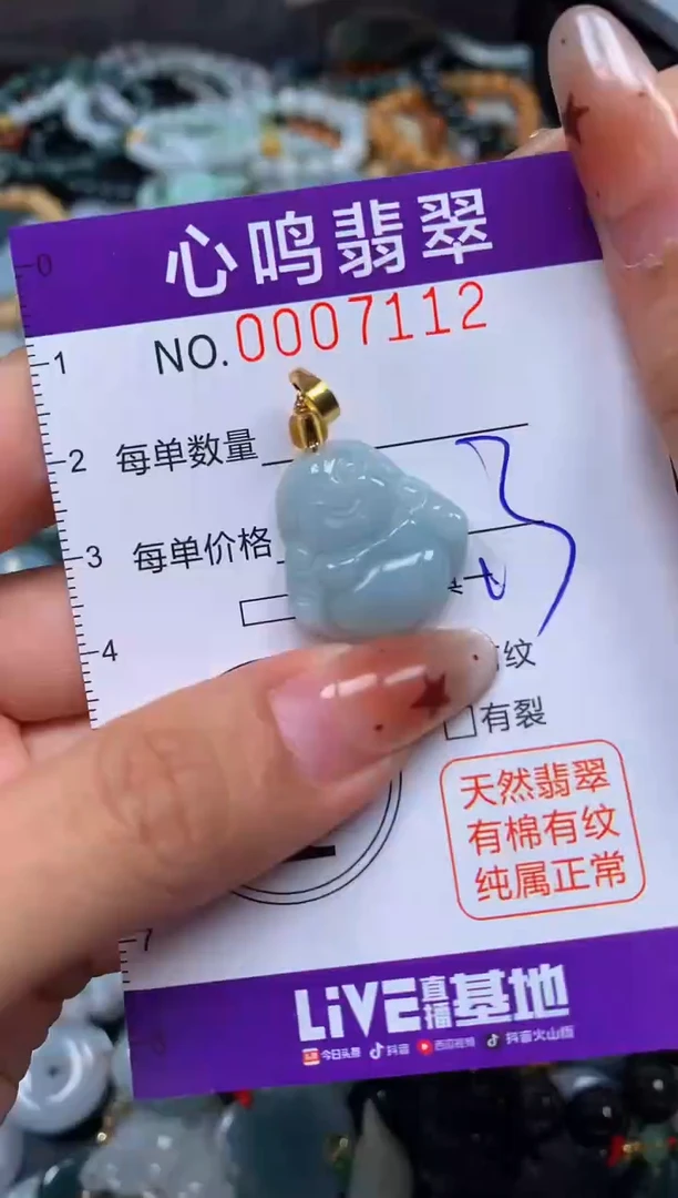 翡翠未镶嵌颈饰闪购007112