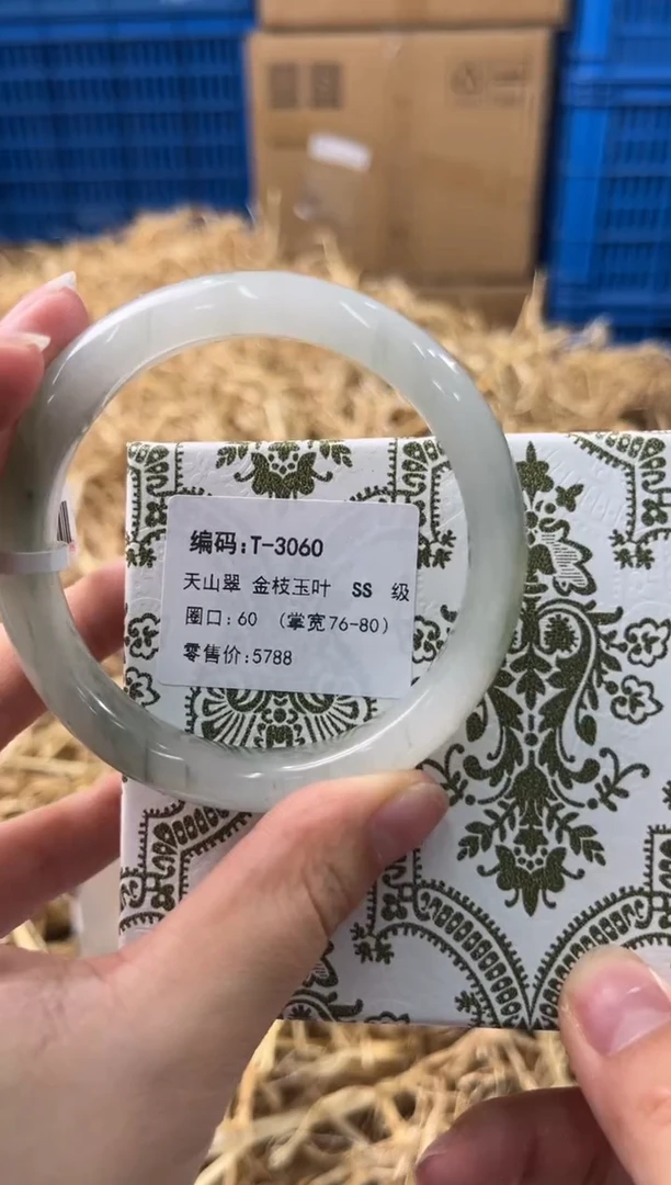 未镶嵌手镯石英质玉T-3060