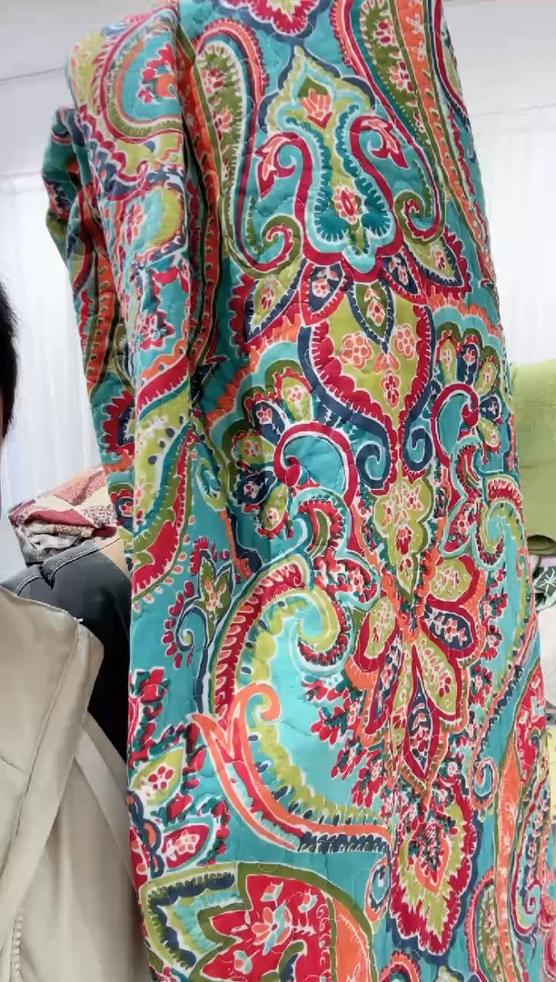 棉200*230纯棉床盖40号微瑕