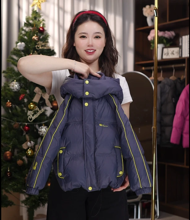雅鹿童装【K-938】女童羽绒服时尚冬季休闲加厚羽绒服儿童洋气亲子