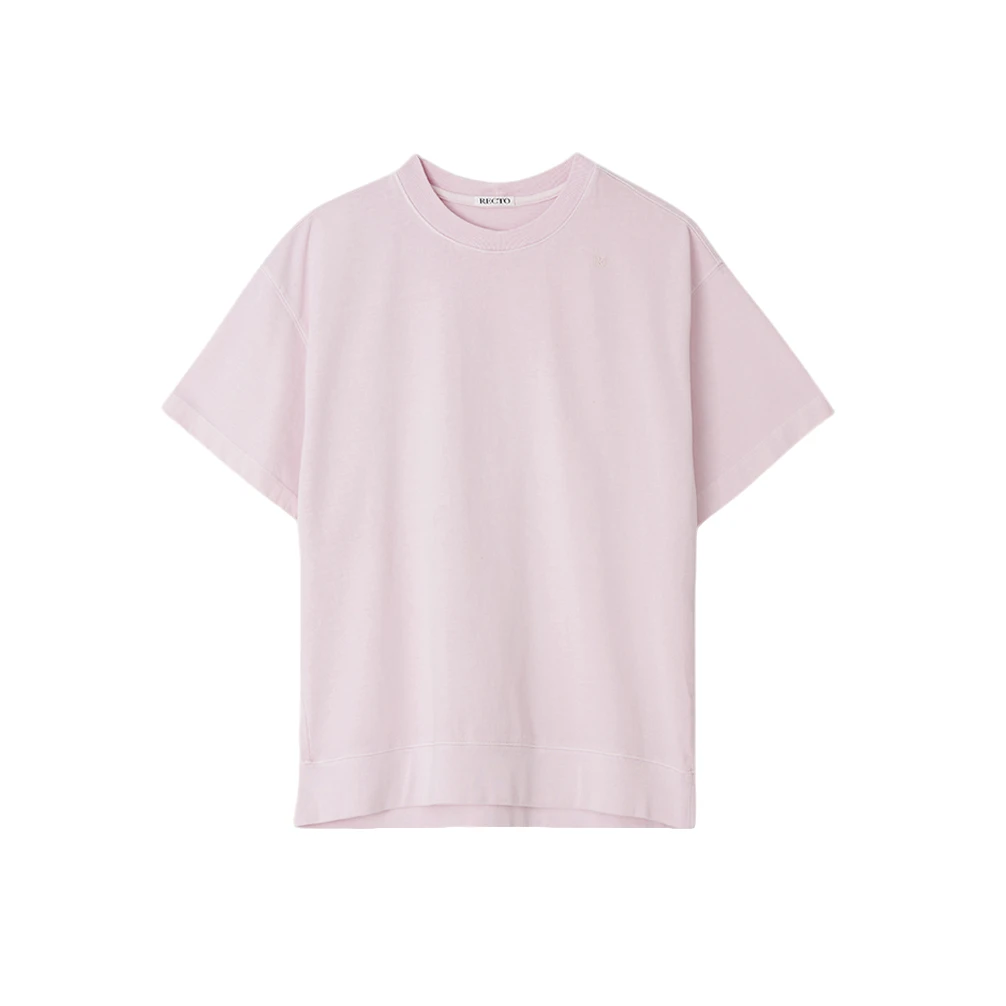 RECTO设计师品牌 复古水洗效果纯棉宽松T恤 DSC买手店 AY5R03013