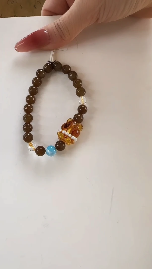 颈饰未镶嵌和田玉手串