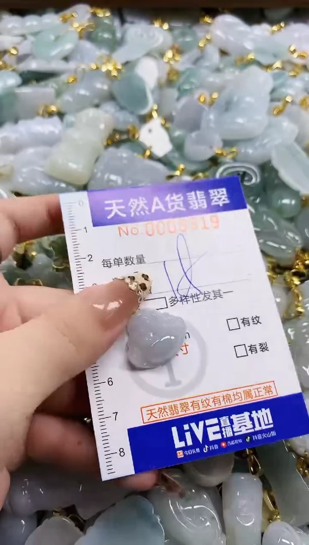 颈饰未镶嵌翡翠天然A货翡翠