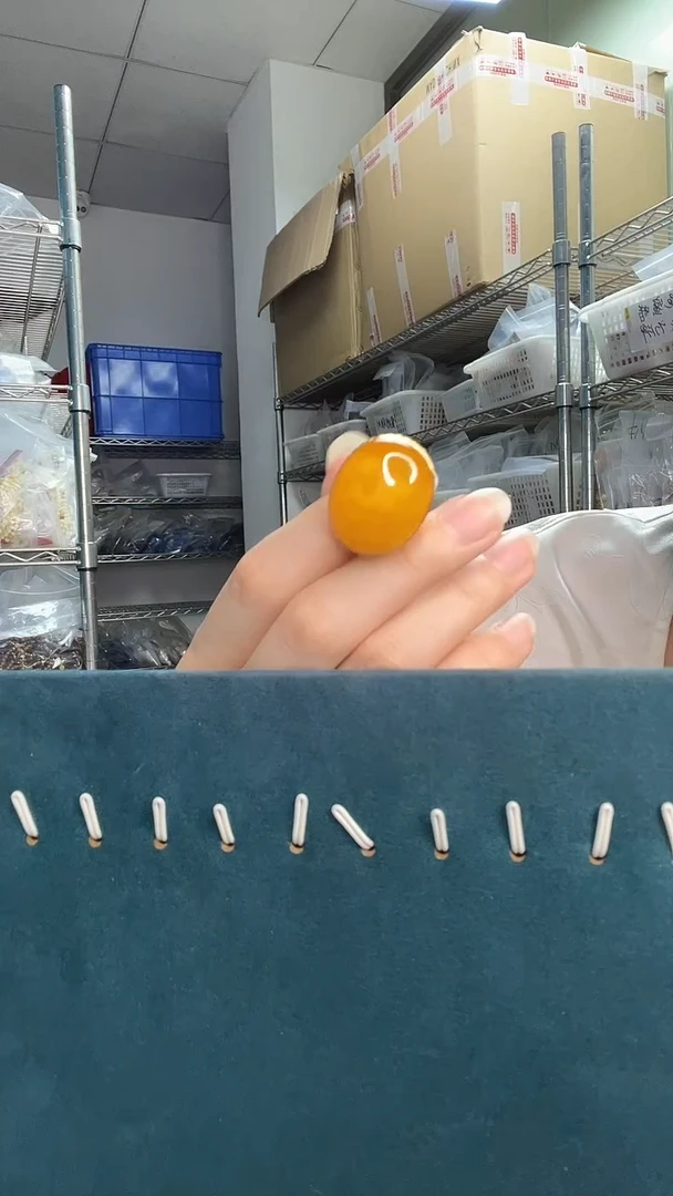 未镶嵌琥珀裸石戒指A1015