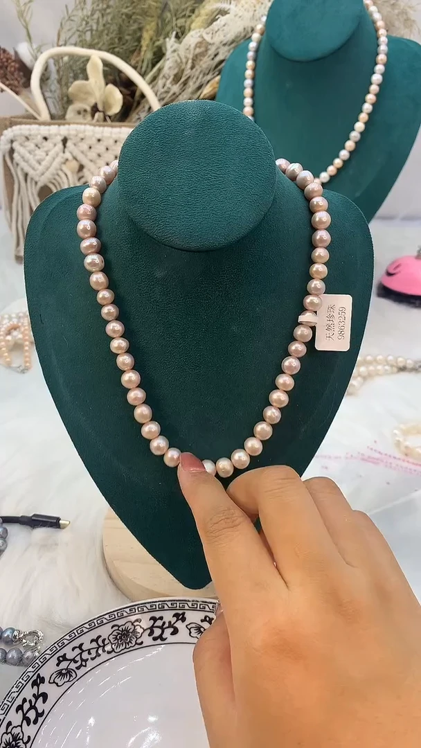 【闪购商品】淡水珍珠项链合金40