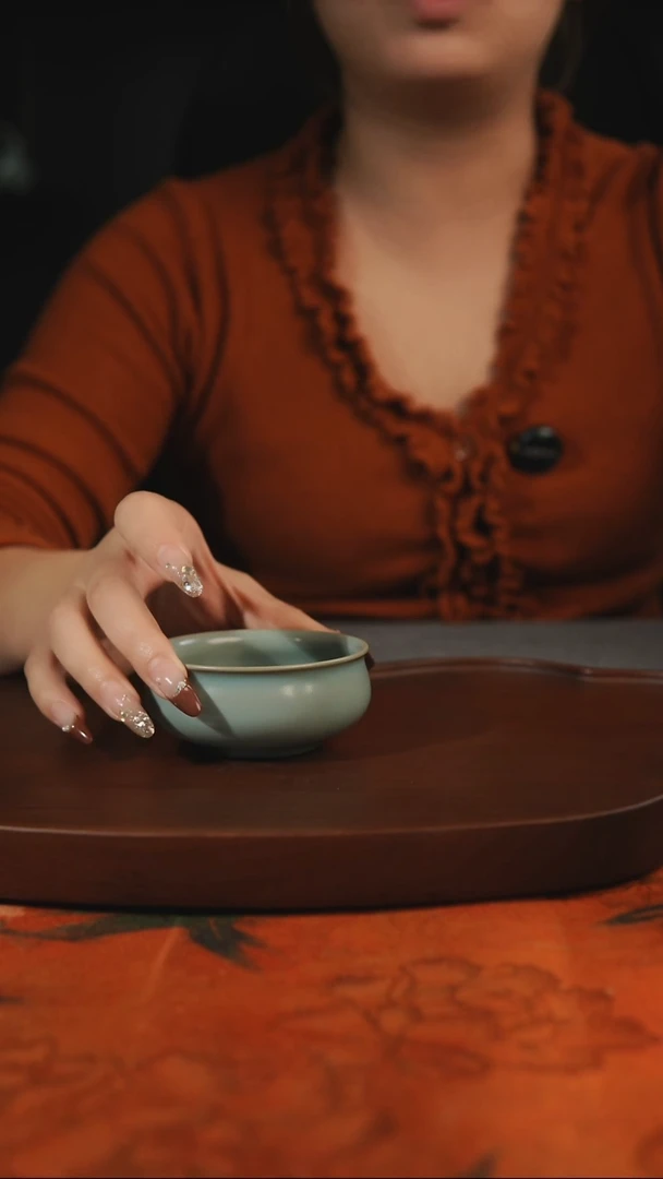 杯子炉式杯 汝州原产地原矿仿古老釉