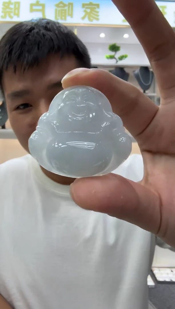 未镶嵌挂件翡翠多样性天然翡翠A货冰胶大佛公