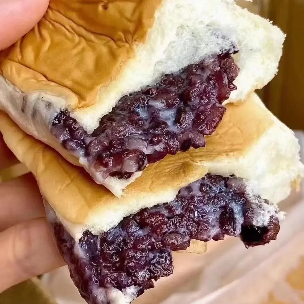 【顺丰包邮】紫米奶酪面包4+2个