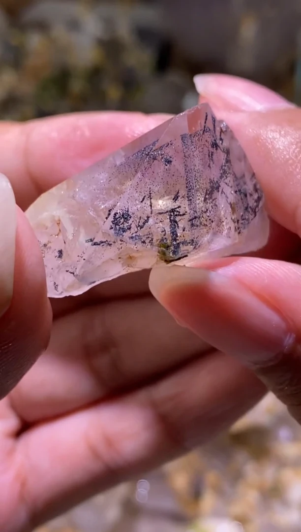 未镶嵌珠宝半成品水晶108号 精品超七花园水晶