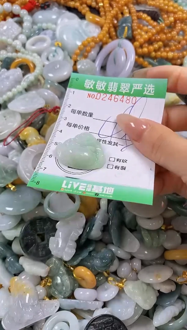 翡翠未镶嵌颈饰闪购0246480