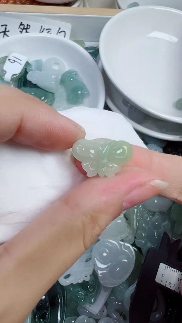 散珠翡翠374号链接，A货翡翠