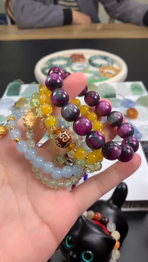 【闪购商品】玛瑙/玉髓手链未镶嵌手串