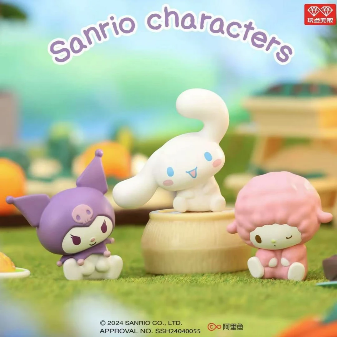 【拆盒】三丽鸥家族歪头糖果系列周边萌粒盲袋潮玩摆件玩具