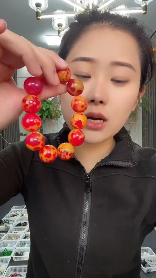 未镶嵌手串玛瑙/玉髓红花卡20手串多样性发货一件