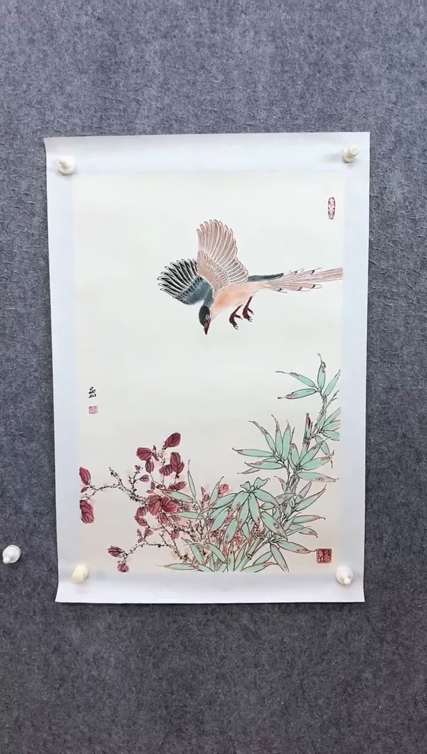 国画ST-JY花鸟书法作品