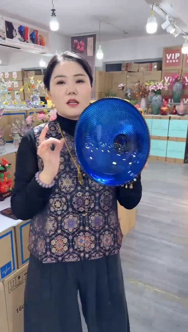 琉璃瑞直花瓶花器K-晚7