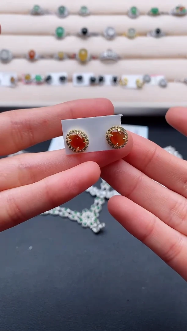 银S925镶嵌戒指翡翠666666+7