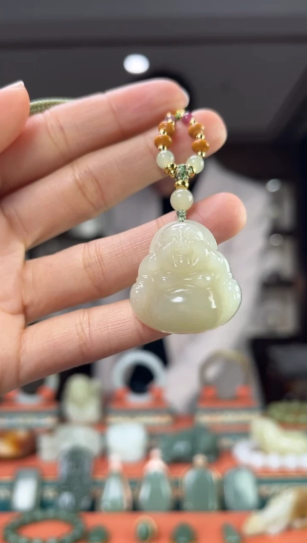 【闪购商品】和田玉颈饰未镶嵌佩佩30mm左右