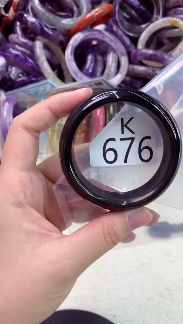 未镶嵌手镯水晶K676-52