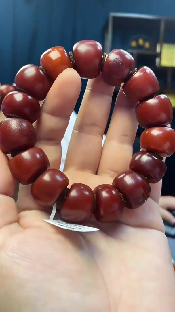 手串琥珀未镶嵌蜜蜡老型手串