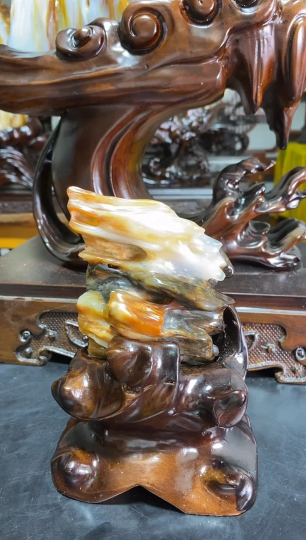 未镶嵌珠宝奇石硅化玉浙**村1