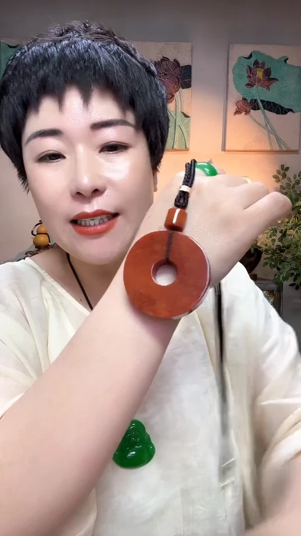 吊坠(赠链)合金翡翠兰****1588