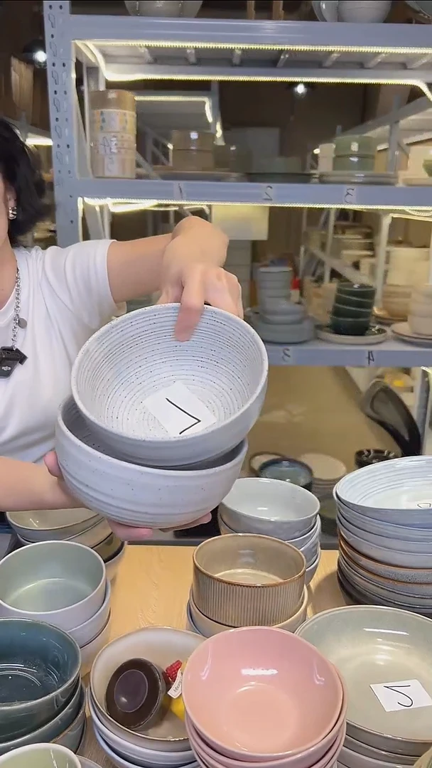 瓷115外贸尾货高温釉下彩陶瓷餐具默认微瑕