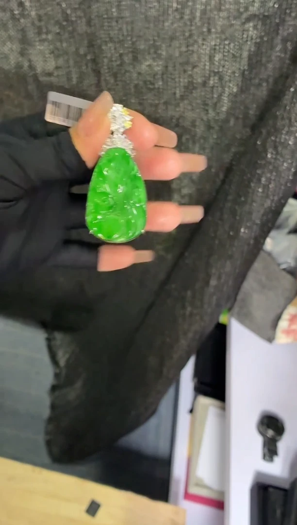 银S925镶嵌定制翡翠54定制翡翠-多样性发货（发其一）