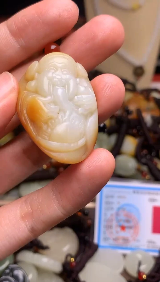 颈饰未镶嵌和田玉新疆料青海料清水和田玉吊坠